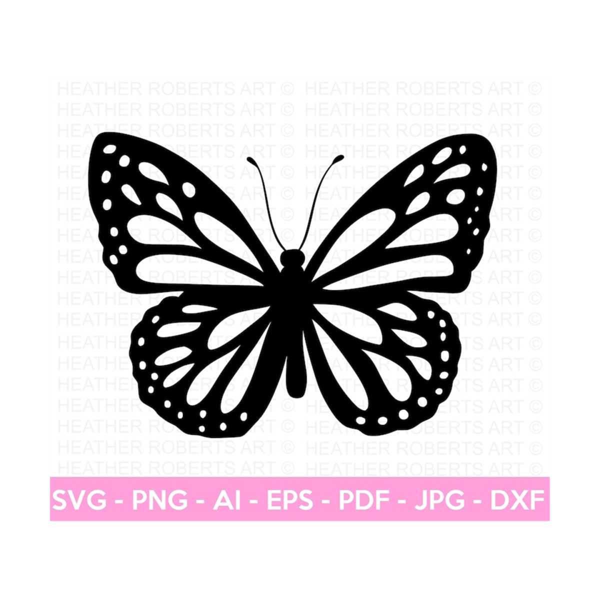 Buttefly Dxf Butterfly SVG, Cricut, Silhouette, Butterfly, DXF, Png, Jpg, | Inspire ...