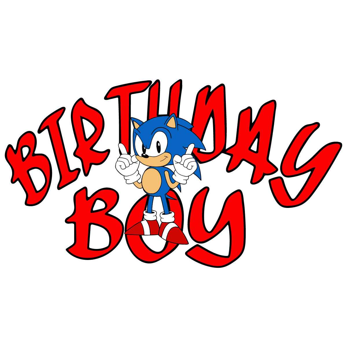 Birthday Boy Sonic The Hedgehog Svg, Birthday Party Svg - Inspire Uplift