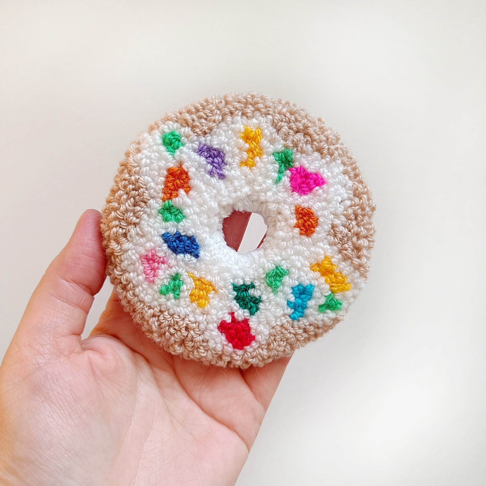 Donut coasters Tufted coasters Punch needle coasters Christmas coasters Christmas gifts Sweet Home Coasters Mug 