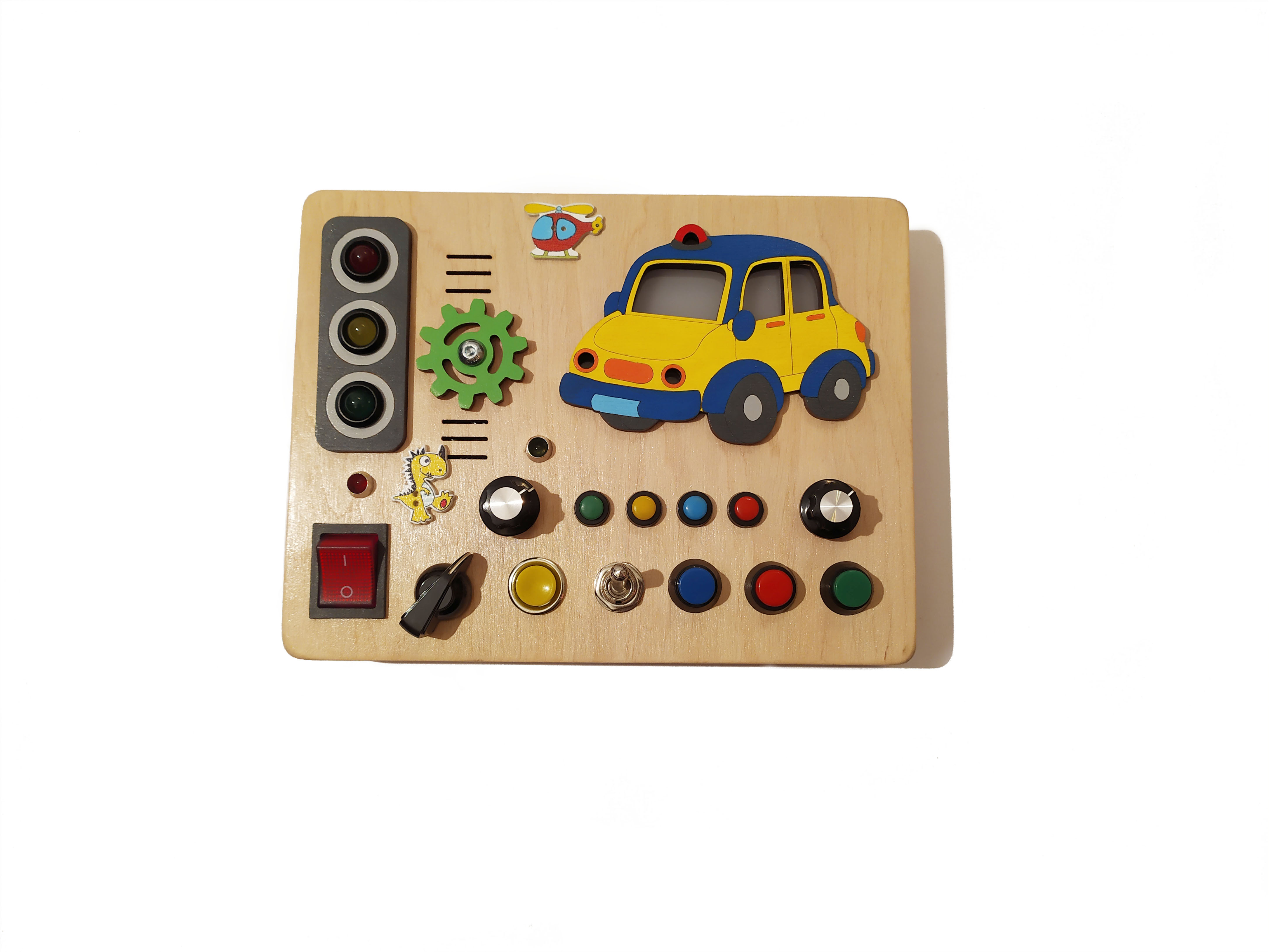 Busy Board Control Panel Car With Lights, Music, Car sounds, Inspire