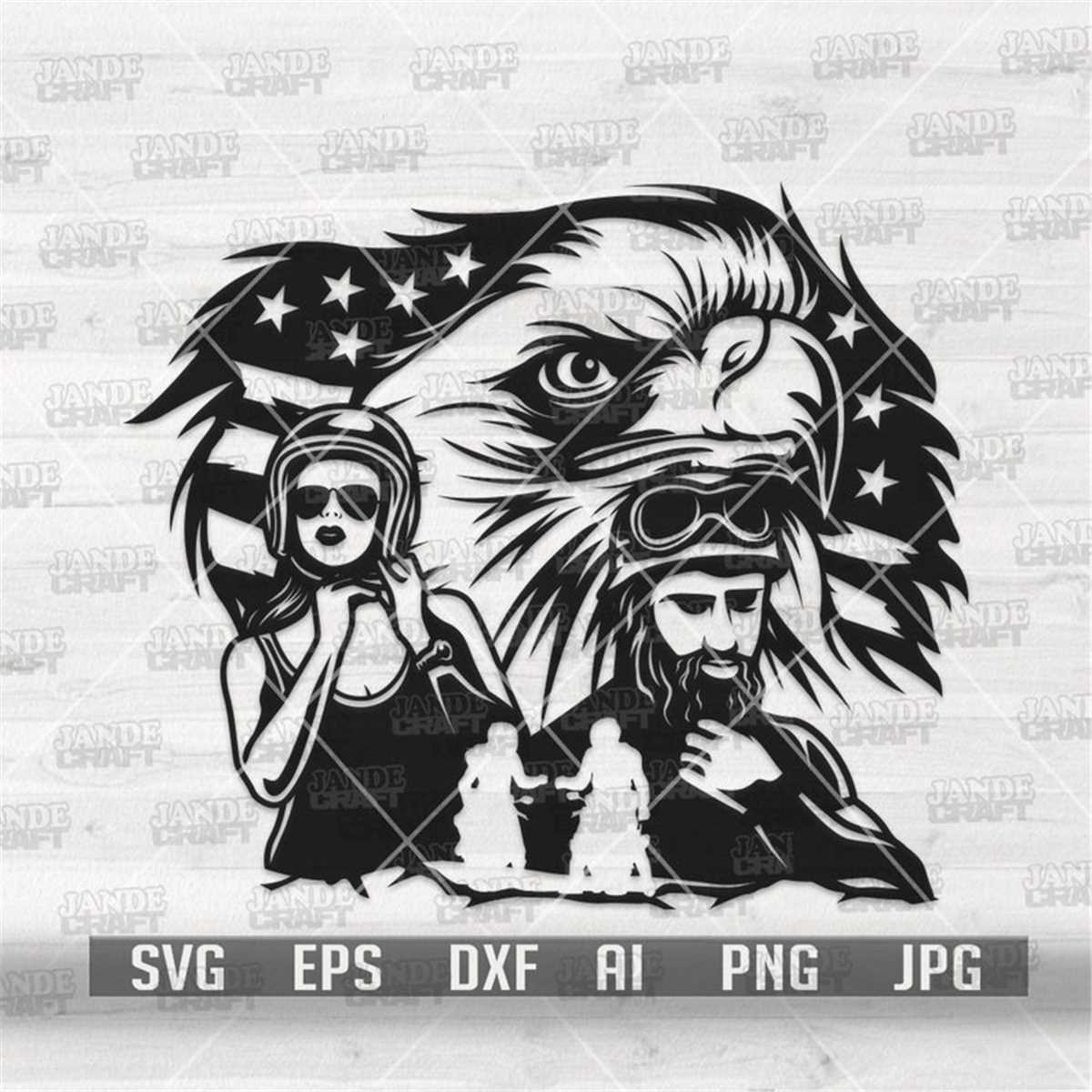 US Biker Partners svg | Eagle Clipart | American Rider Shirt - Inspire ...