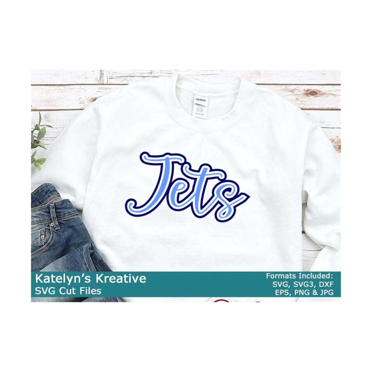 Jets Script SVG Files (2022 Series) | Inspire Uplift