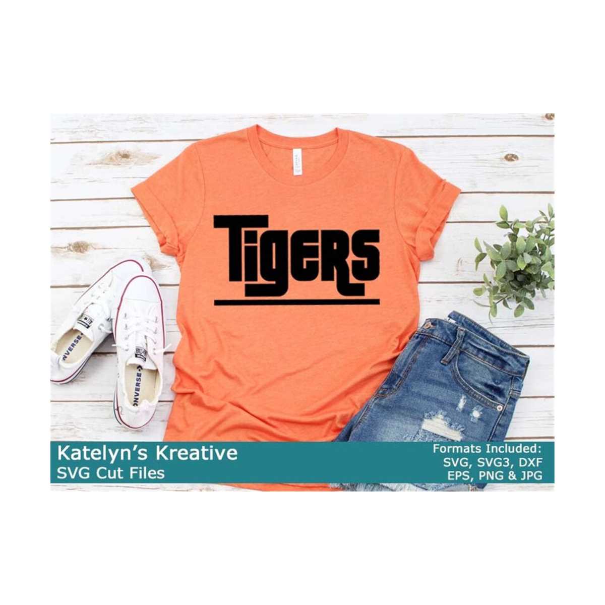 Tigers Team Mascots SVG, SVG3, PNG, JPG, Sublimation Inspire Uplift