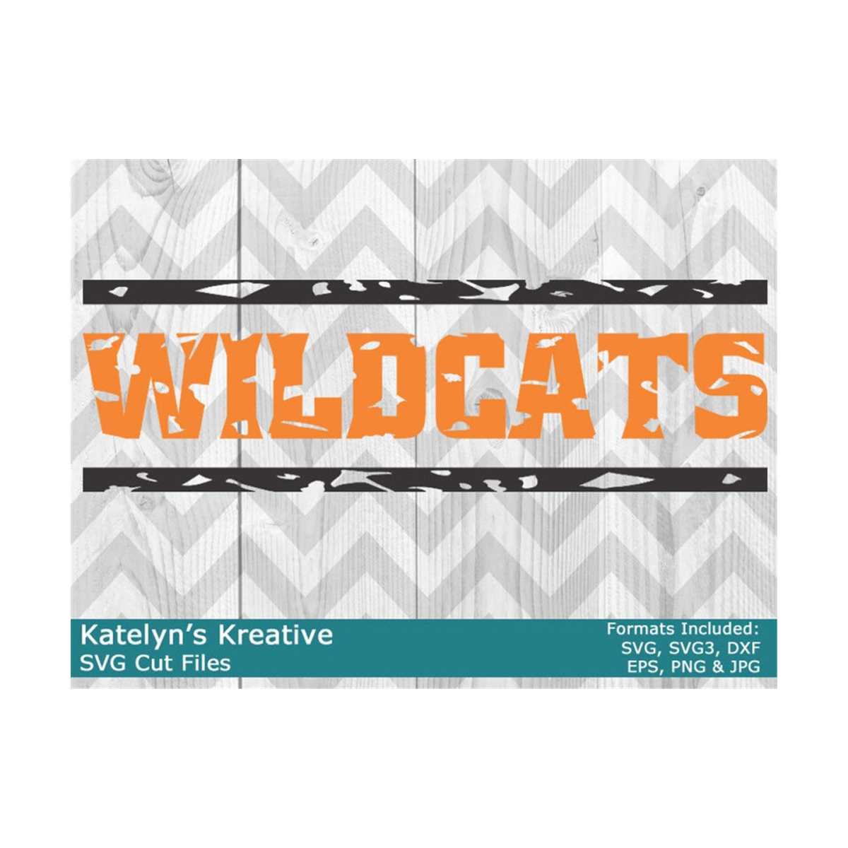 Wildcats Distressed SVG Files - Inspire Uplift