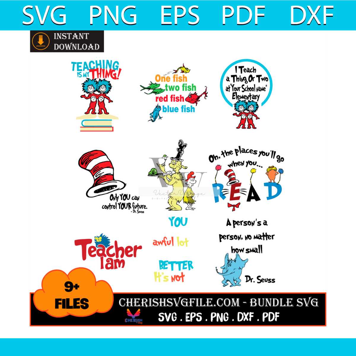 9 Files Of Oh, The Places You Will Go When You Read Svg | Inspire Uplift