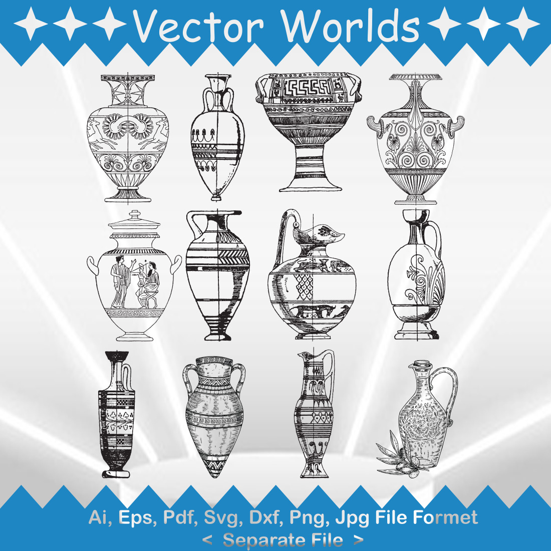 Greek Vessel svg, Greek Vessels svg, Greek, Vessel, SVG, ai, Inspire