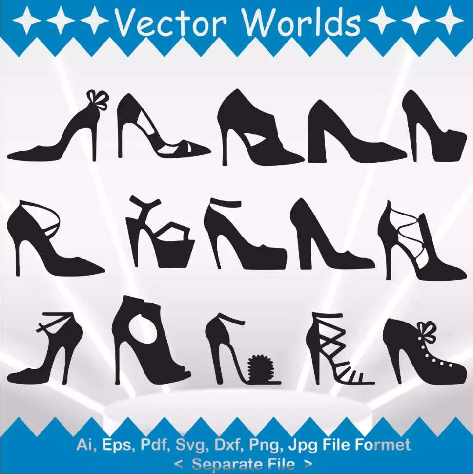 High Heel Shoes Women svg, High Heel Shoes Women's svg, High - Inspire