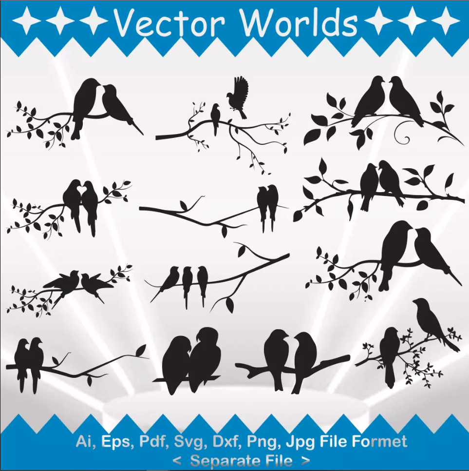 Love Bird svg, Love Birds svg, Love, Birds, SVG, ai, pdf, ep Inspire Uplift