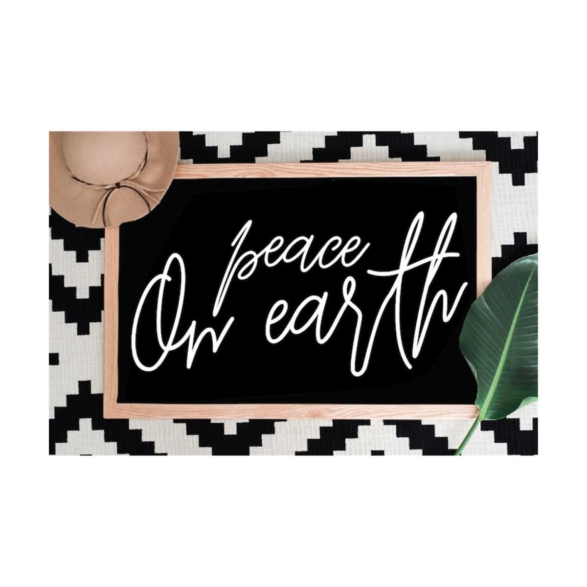 Peace on Earth svg, Christmas svg, Faith svg, Religious svg, - Inspire