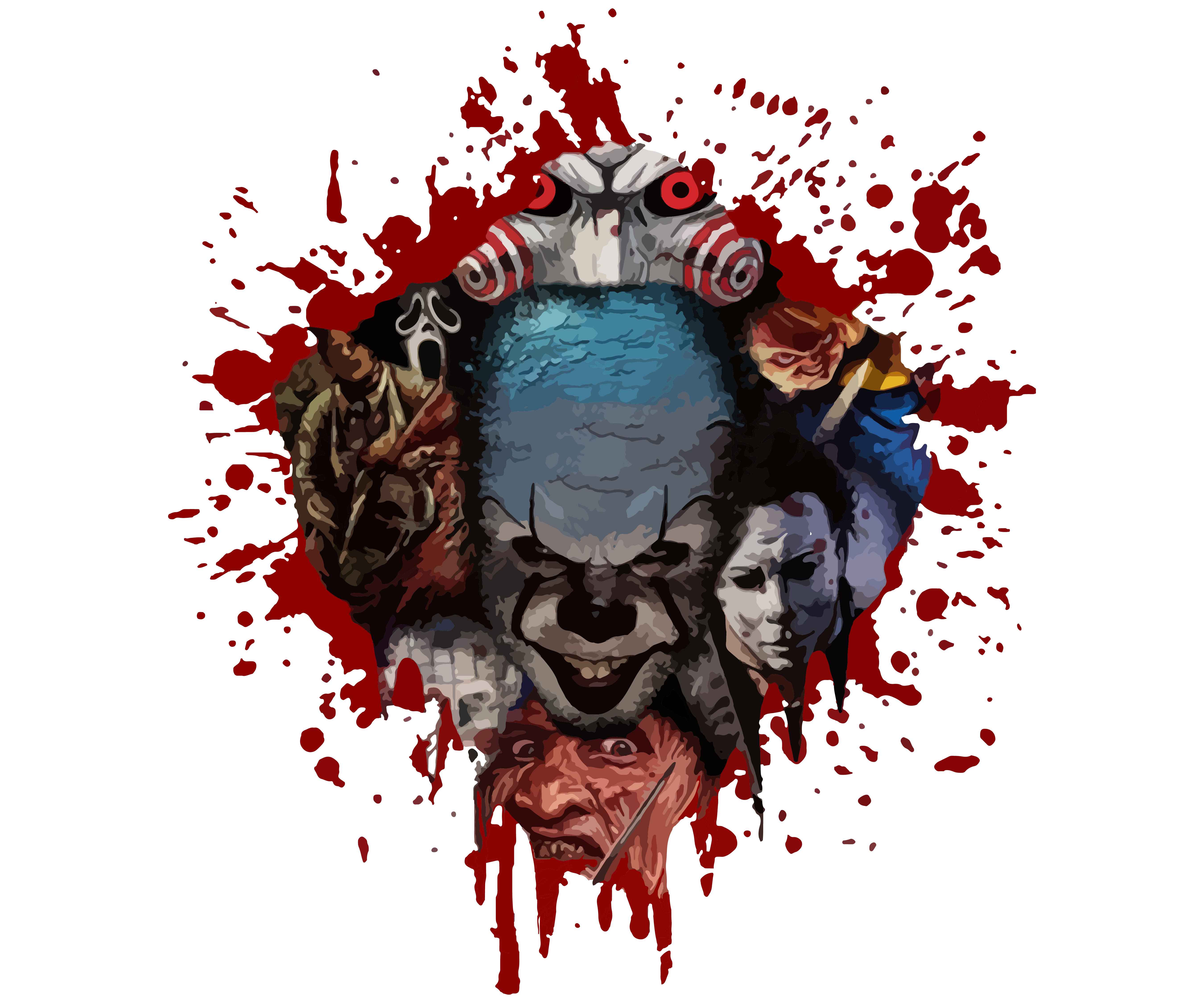 IT Horror Movie Friends Png, Friends Halloween Png, Horror M | Inspire ...