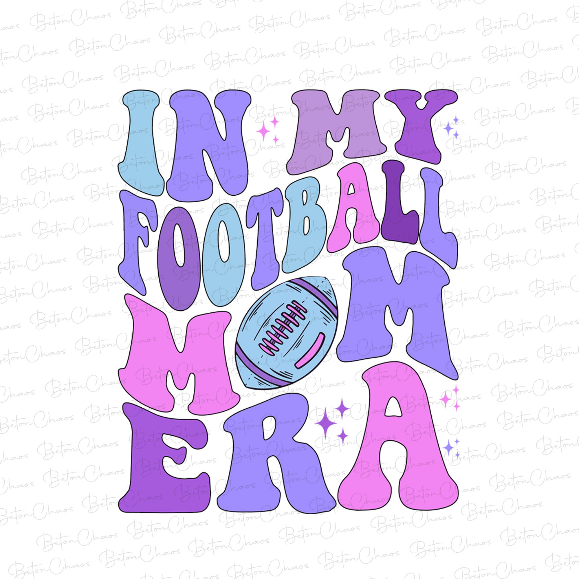 In My Football Mom Era PNG, Football Mom Png, Mom Png, Footb - Inspire