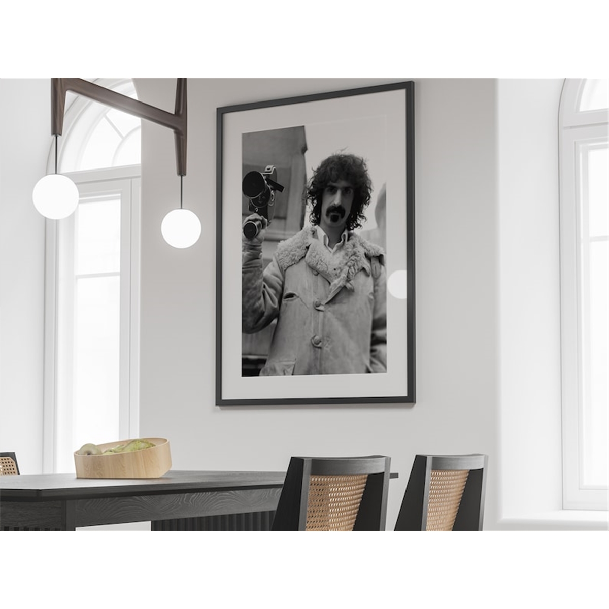Frank Zappa Poster, Live in Concert, California, 1972, with Alice Cooper, Art Print: Prints