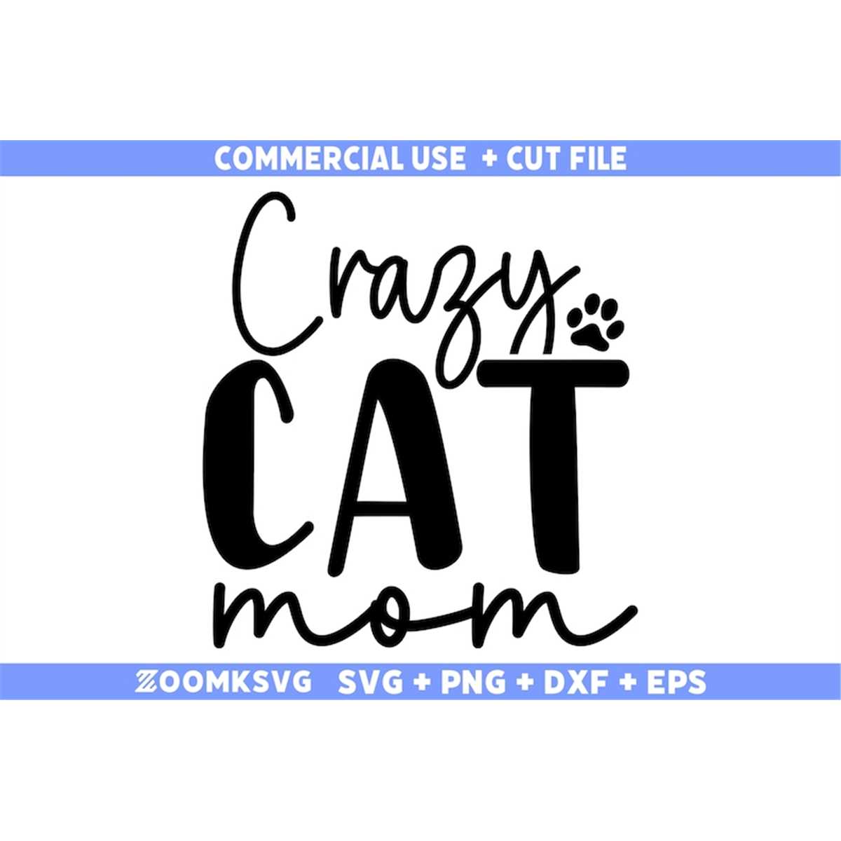 Crazy cat mom Svg, Cat Svg, Cat Png, Cat Lover Svg, Funny Ca - Inspire ...