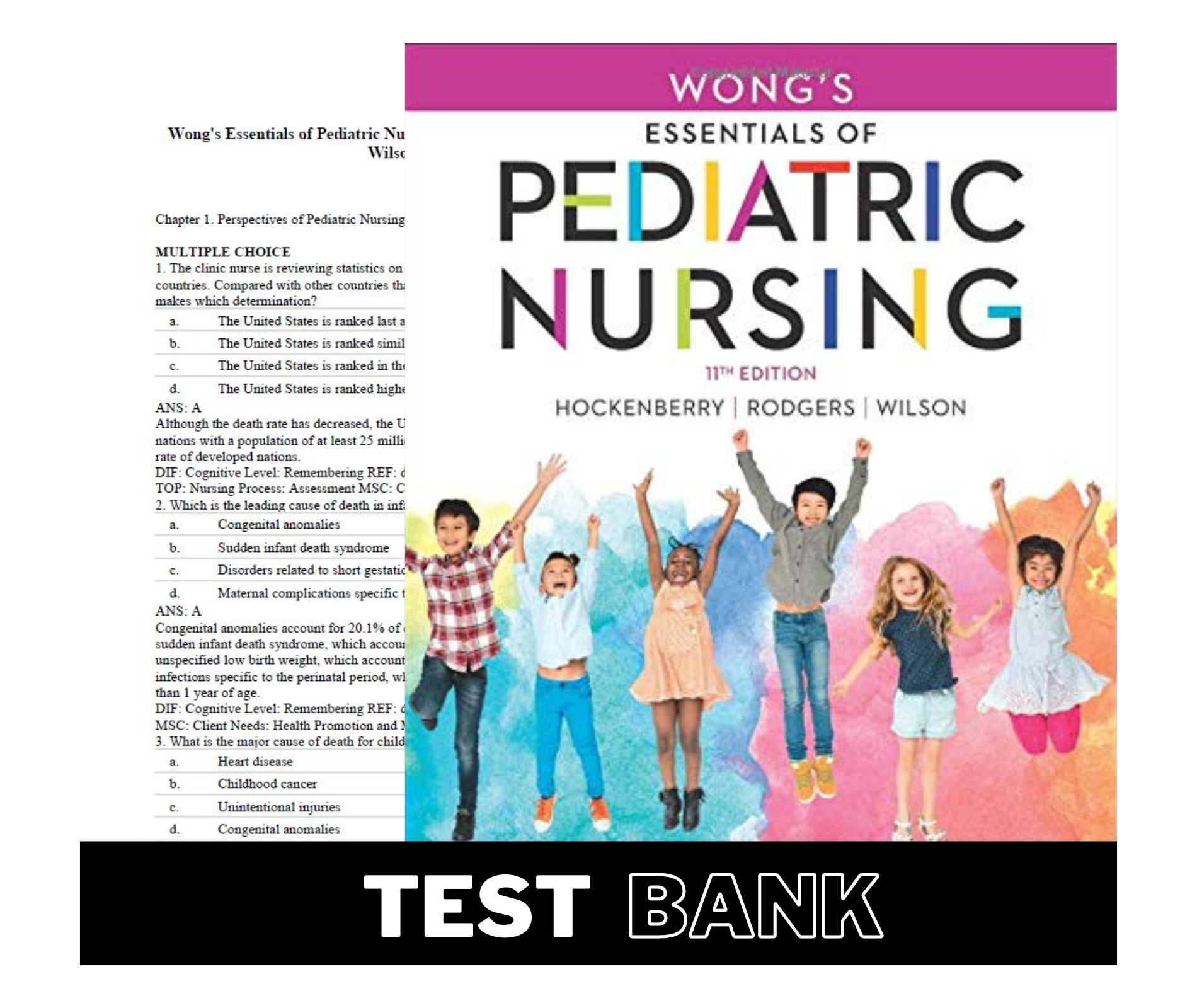 Test Bank for Wongs Essentials of Pediatric Nursing 11th Edi | Inspire ...