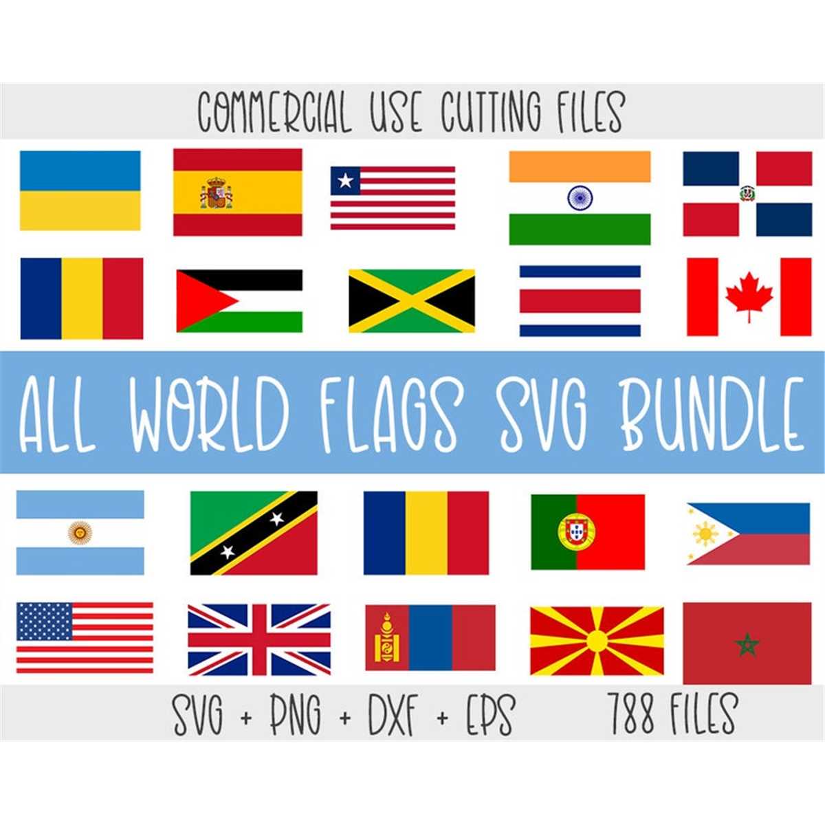 All World Flags SVG Bundle, Country flag svg Bundle, Nationa Inspire