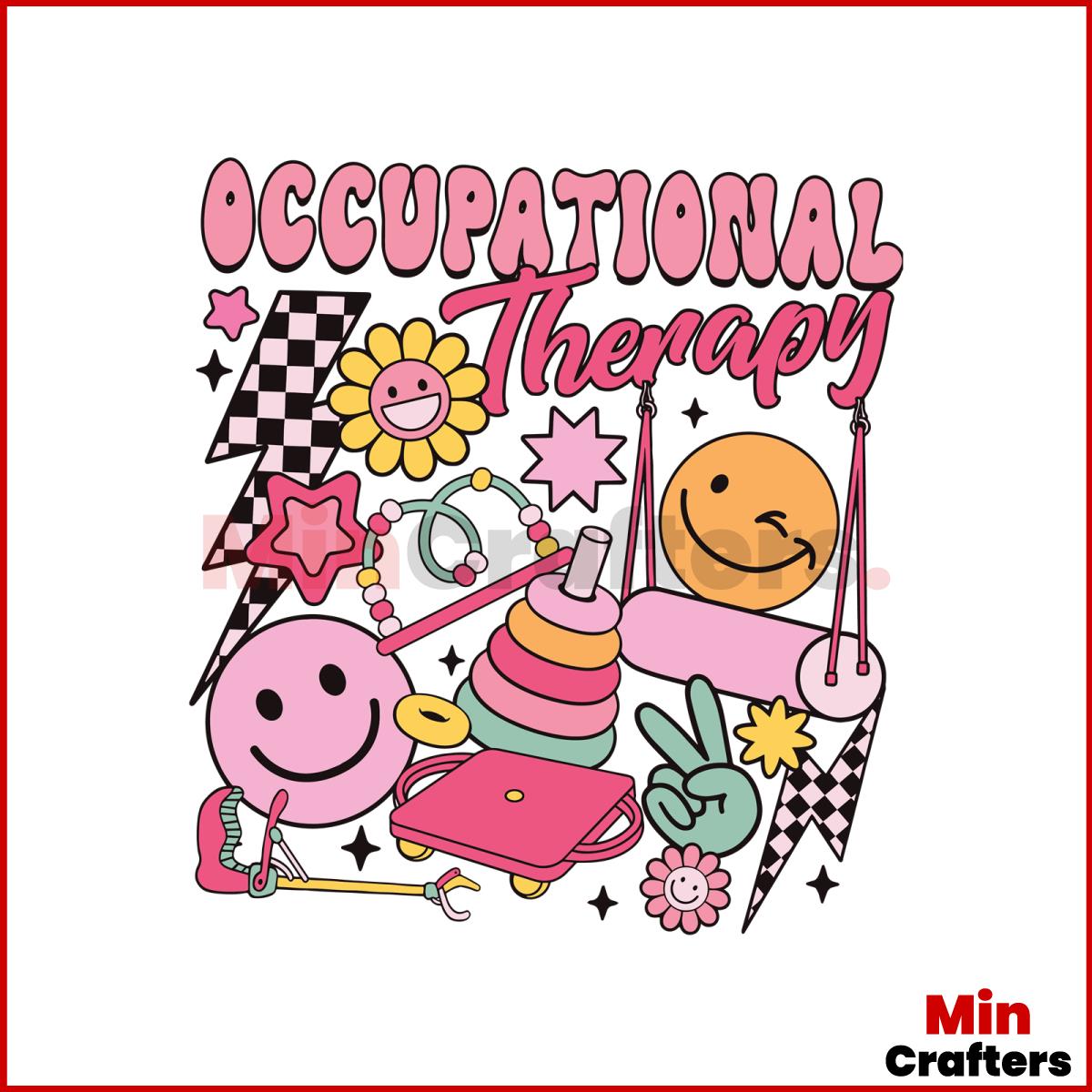 Occupational Therapy SVG OT Assistant SVG Cutting File Inspire Uplift