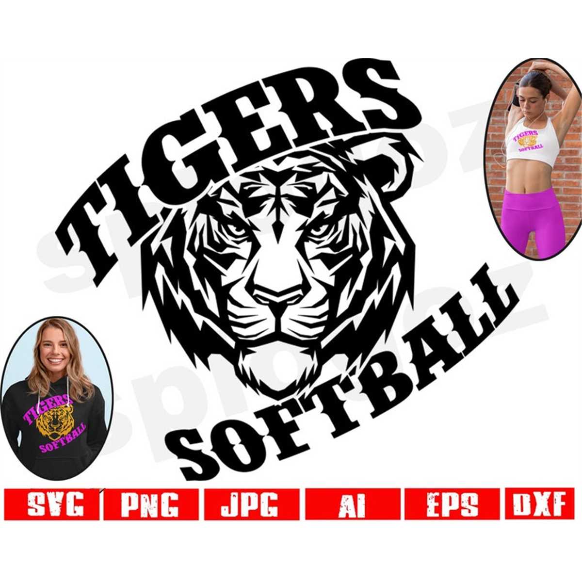 Tigers softball svg Tiger softball svg Tigers softball png T - Inspire