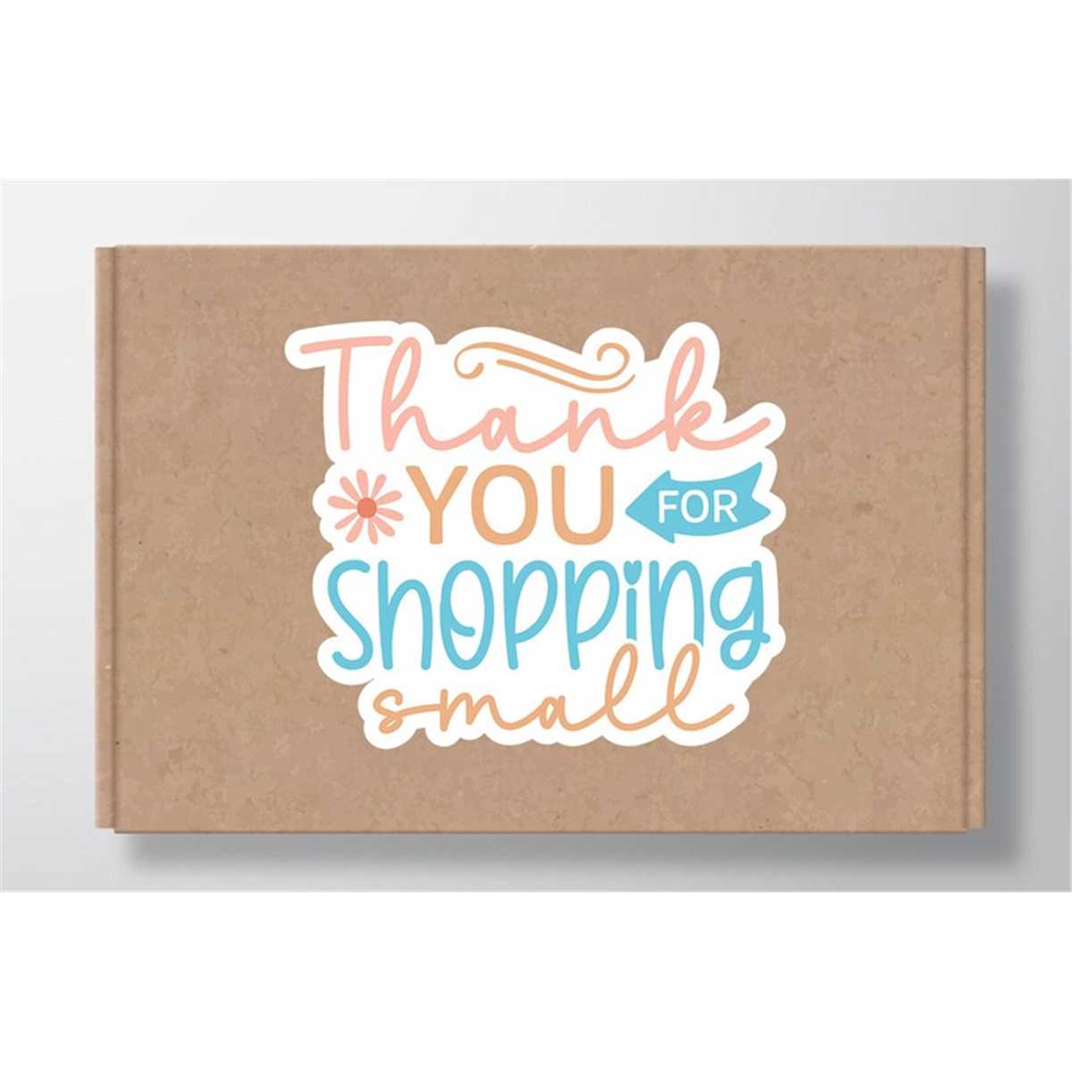 Thank you for shopping small stickers SVG, Boho SVG stickers | Inspire ...
