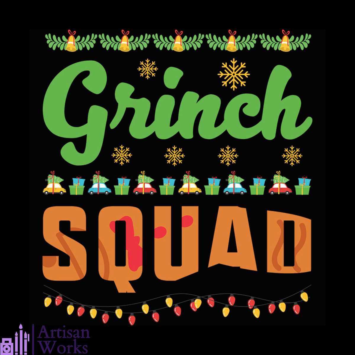 Squand Grinch Squand Christmas Light Svg, Christmas Svg, Grinch Squ | Inspire ...