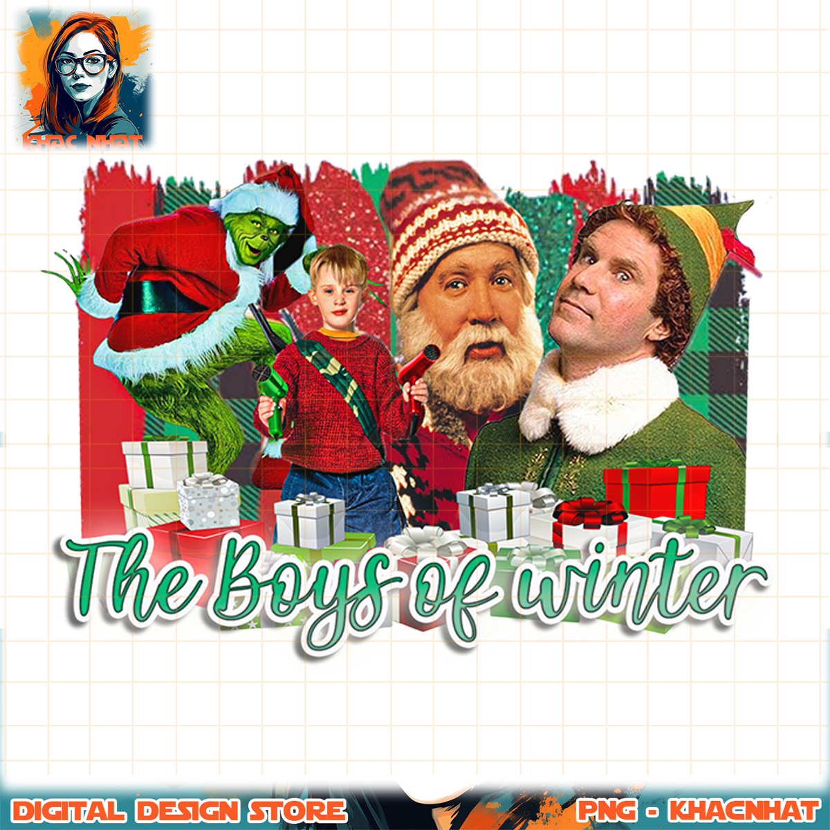 Christmas Movie PNG, Christmas png, Grinch png, Retro PNG, C Inspire — free download