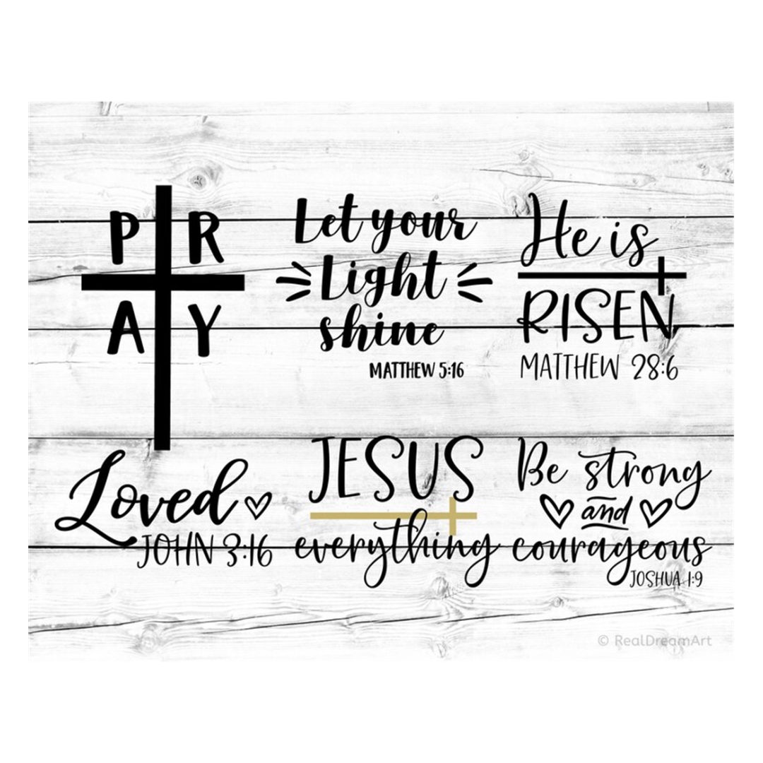 Christian Bundle Svg, Bible Quotes Svg, Scripture Svg, Loved - Inspire