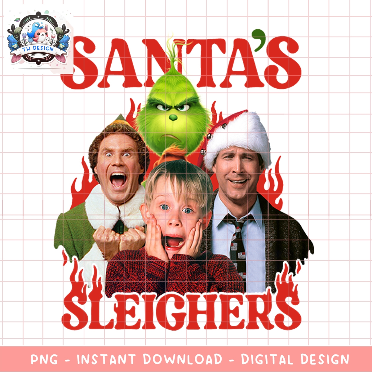 Christmas Movie PNG, Christmas png, Grinch png, Retro PNG, C Inspire — free download