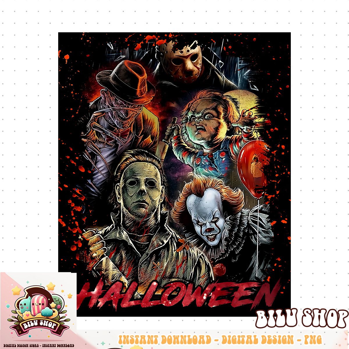 Horror Characters PNG, Horror Friends Png, Horror Halloween, - Inspire ...
