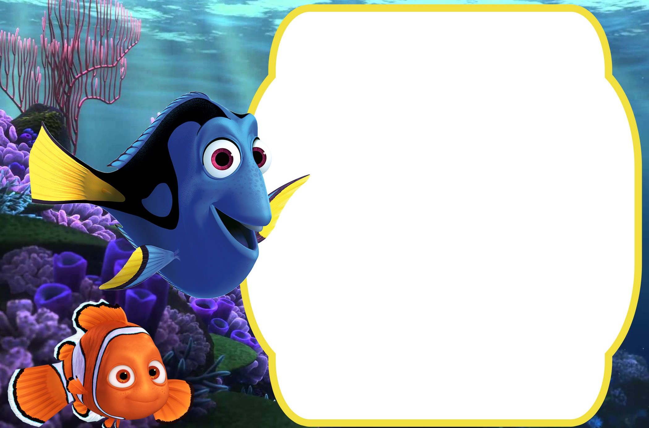 Finding Nemo Clip Art, Finding Nemo PNG, Finding Nemo Party, | Inspire ...