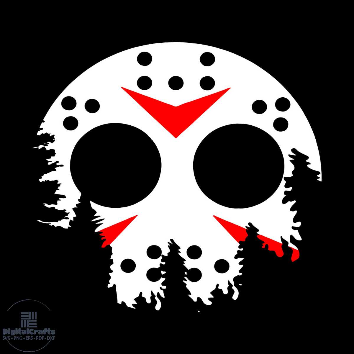 Jason Voorhees Svg, Halloween Svg, Jason Mask Svg - Inspire Uplift