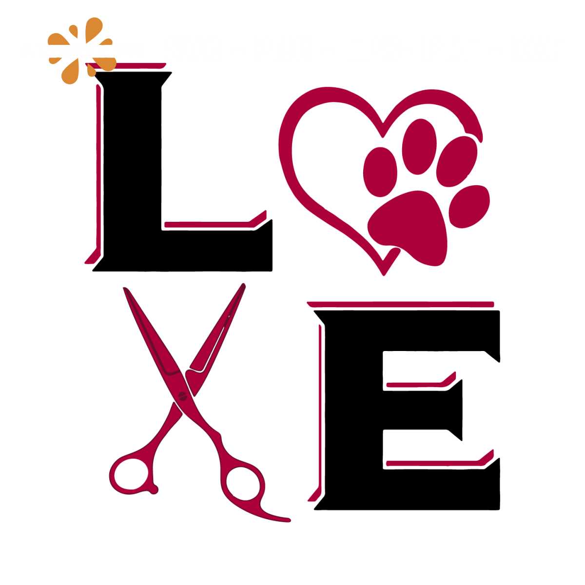 Love Dog Grooming Svg, Valentine Svg, Dog Groomer Svg, Love Inspire