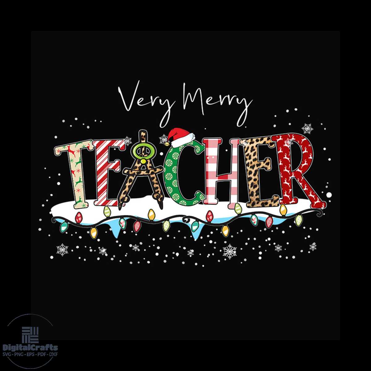 Very merry Teacher Svg, Christmas Svg, Teacher Svg, Snow svg | Inspire ...