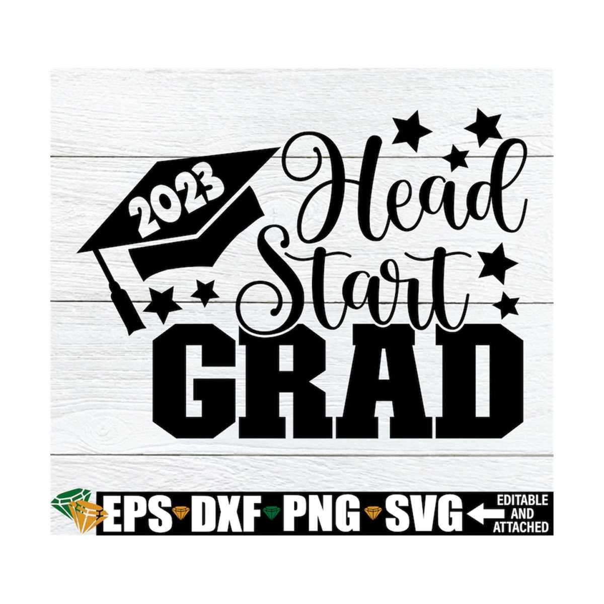 Head Stard Grad, Headstart Graduation svg, Head Start Gradua | Inspire ...