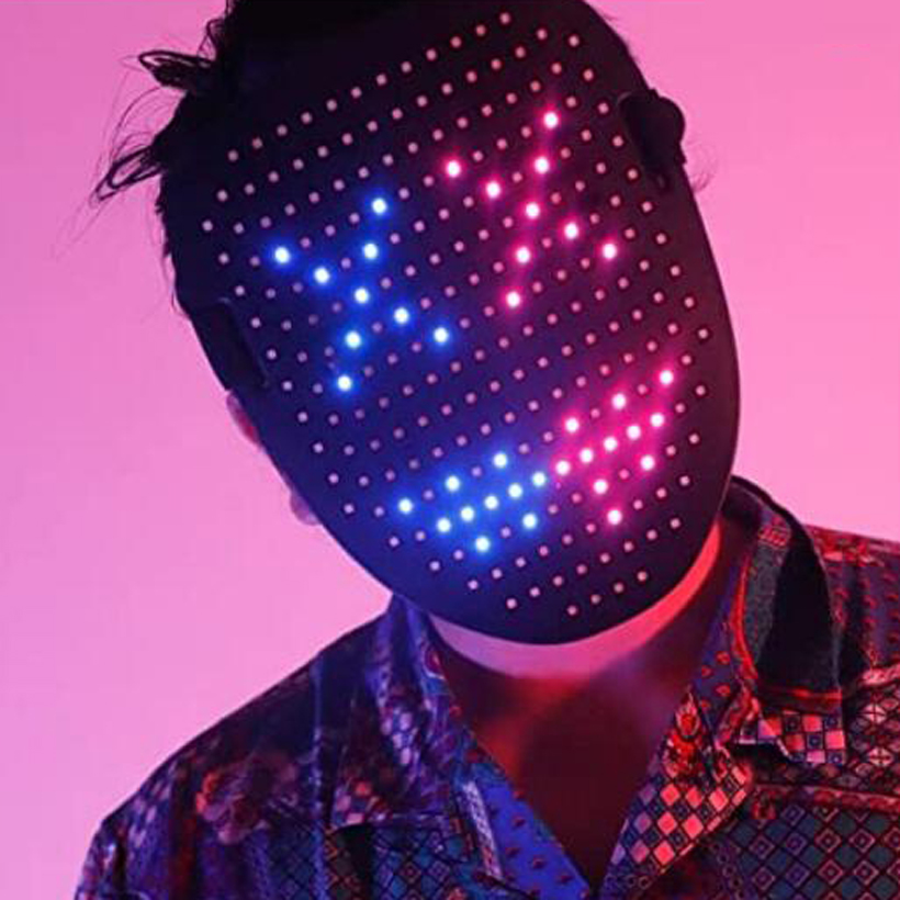 Led Mask People Led Mask Gesture Sensing With 50 Pattern Halloween Cosplay | Inspire Uplift