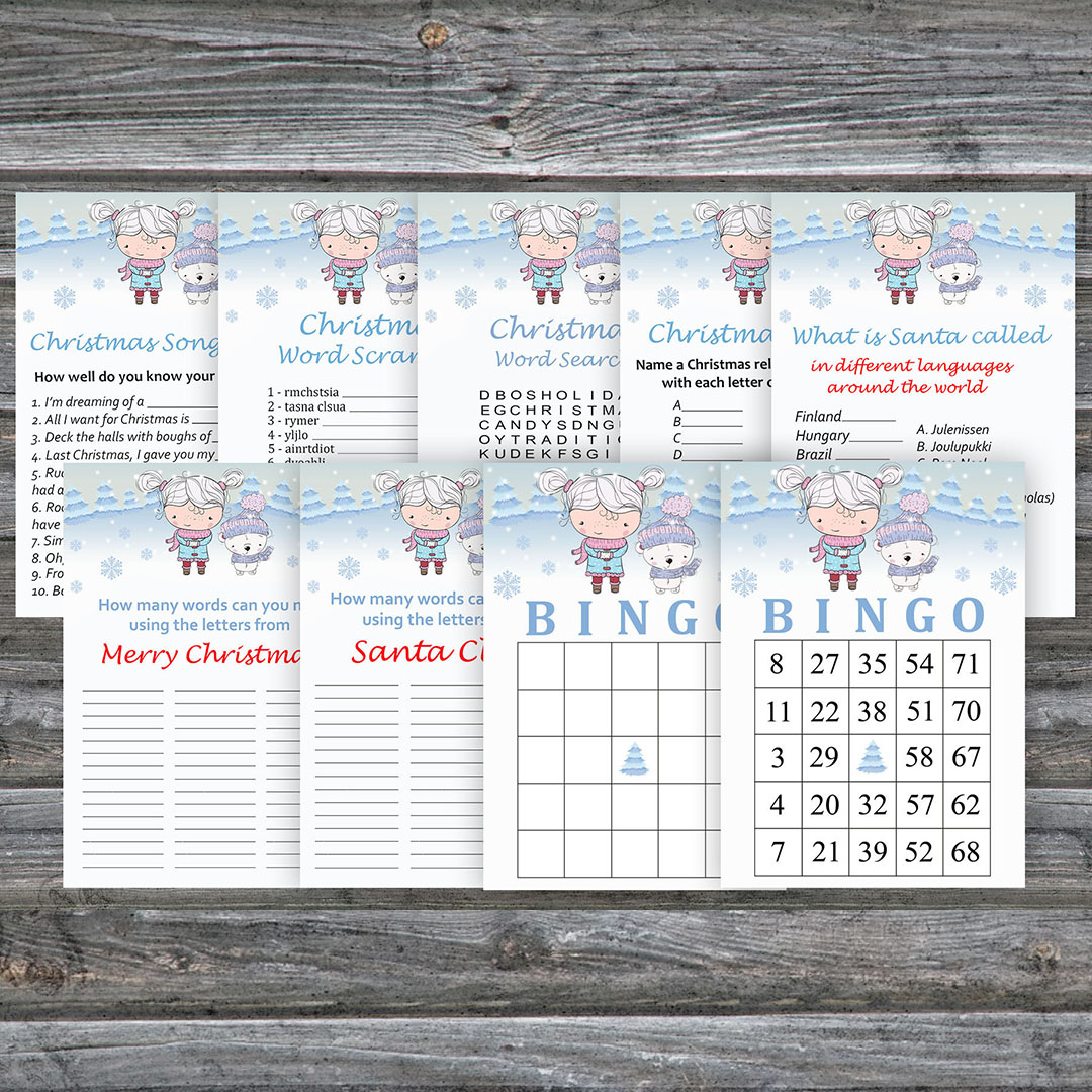 Christmas party games bundle,Printable Christmas Party Game | Inspire ...