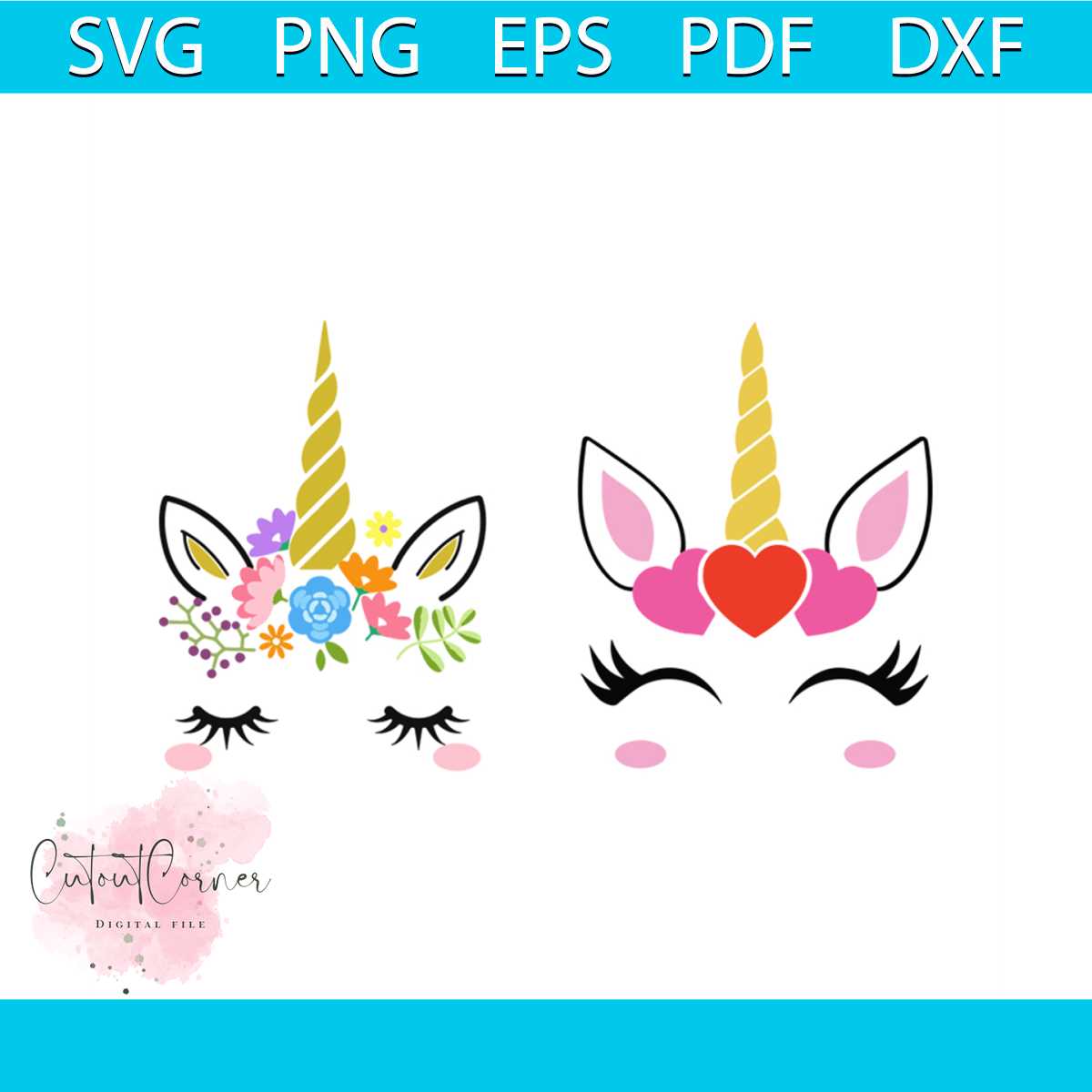 Unicorn flower crown svg, trending svg, unicorn svg, unicorn Inspire