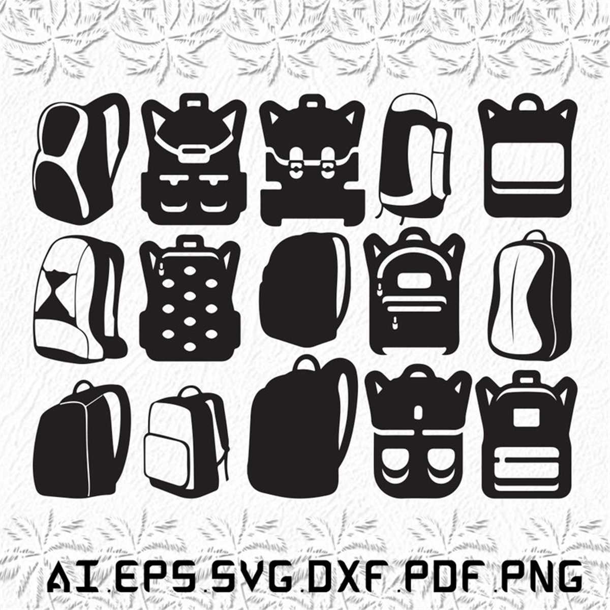 Backpacks svg, Backpack svg, Back svg, Pack, Boys, SVG, ai, Inspire