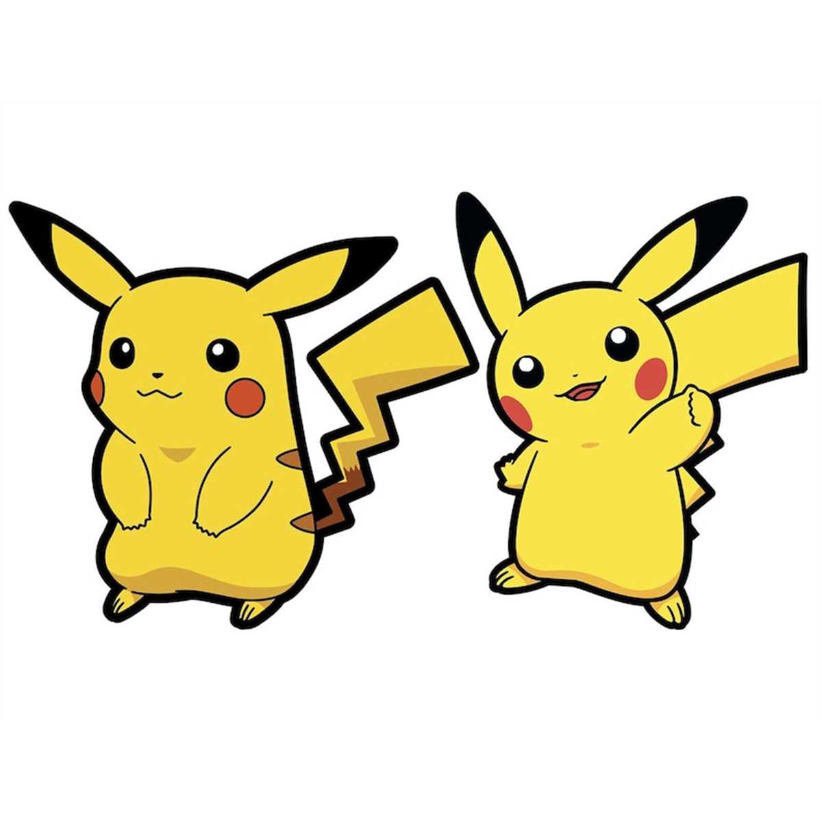 Pikachu Pointing Vector Poke Svg Layered ,Pikachu Clipart, Cricut, Digital Vector Cu - Inspire ...