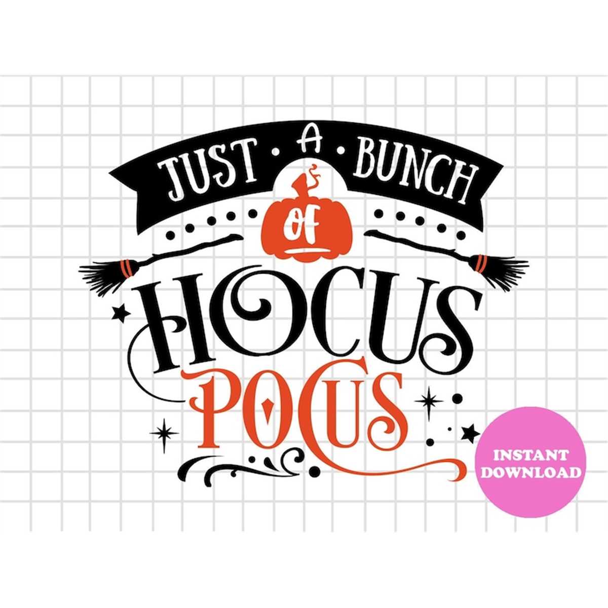 Just A Bunch Of Hocus Pocus Svg Layered Item, Clipart, Cricu - Inspire ...