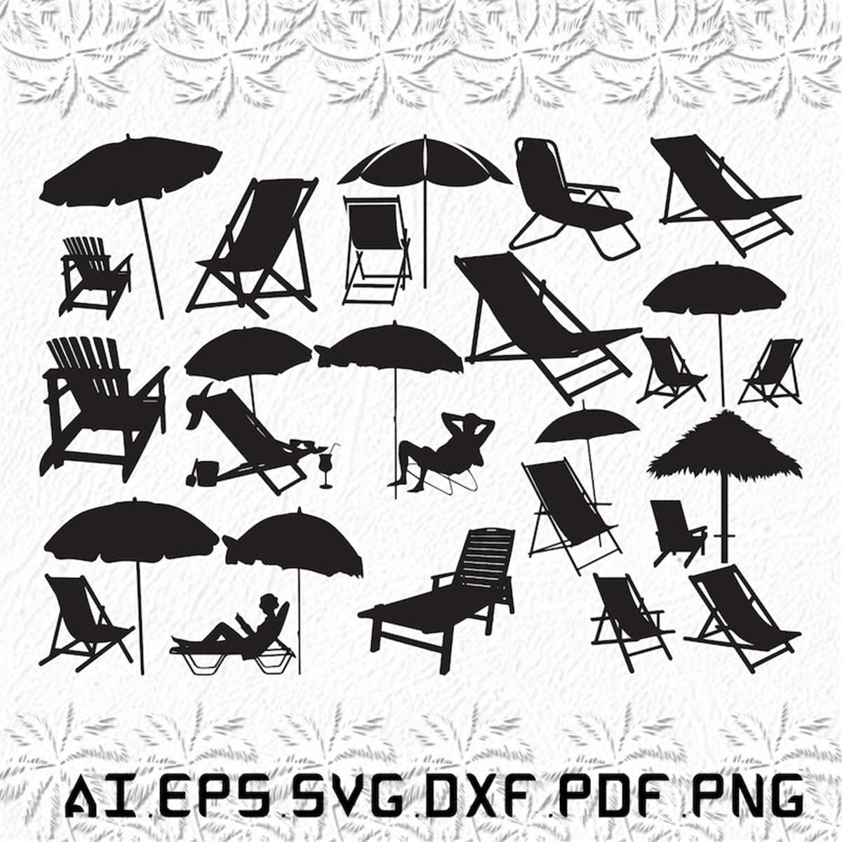 Beach Chair svg, Beach Chairs svg, sea svg, Beach, chair , S Inspire