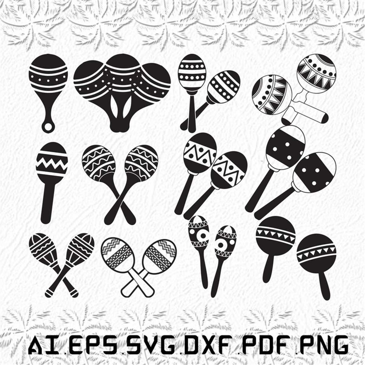 Maracas Pair svg, Maracas Pairs svg, Maracas svg, Pair, Pair - Inspire