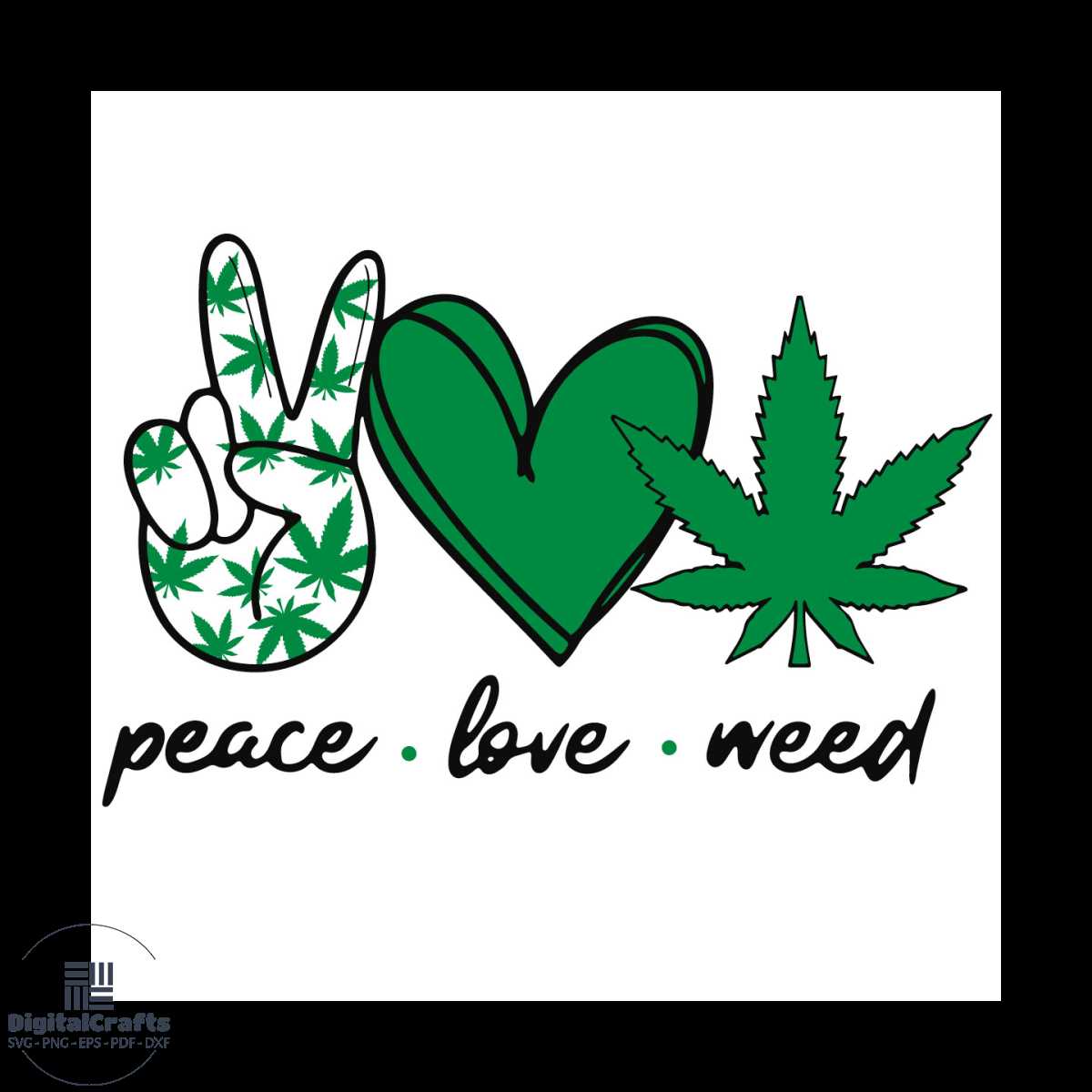 T-shirt Homme Peace Weed - Chanvre - Allemagne - Neuf Avec étiquettes