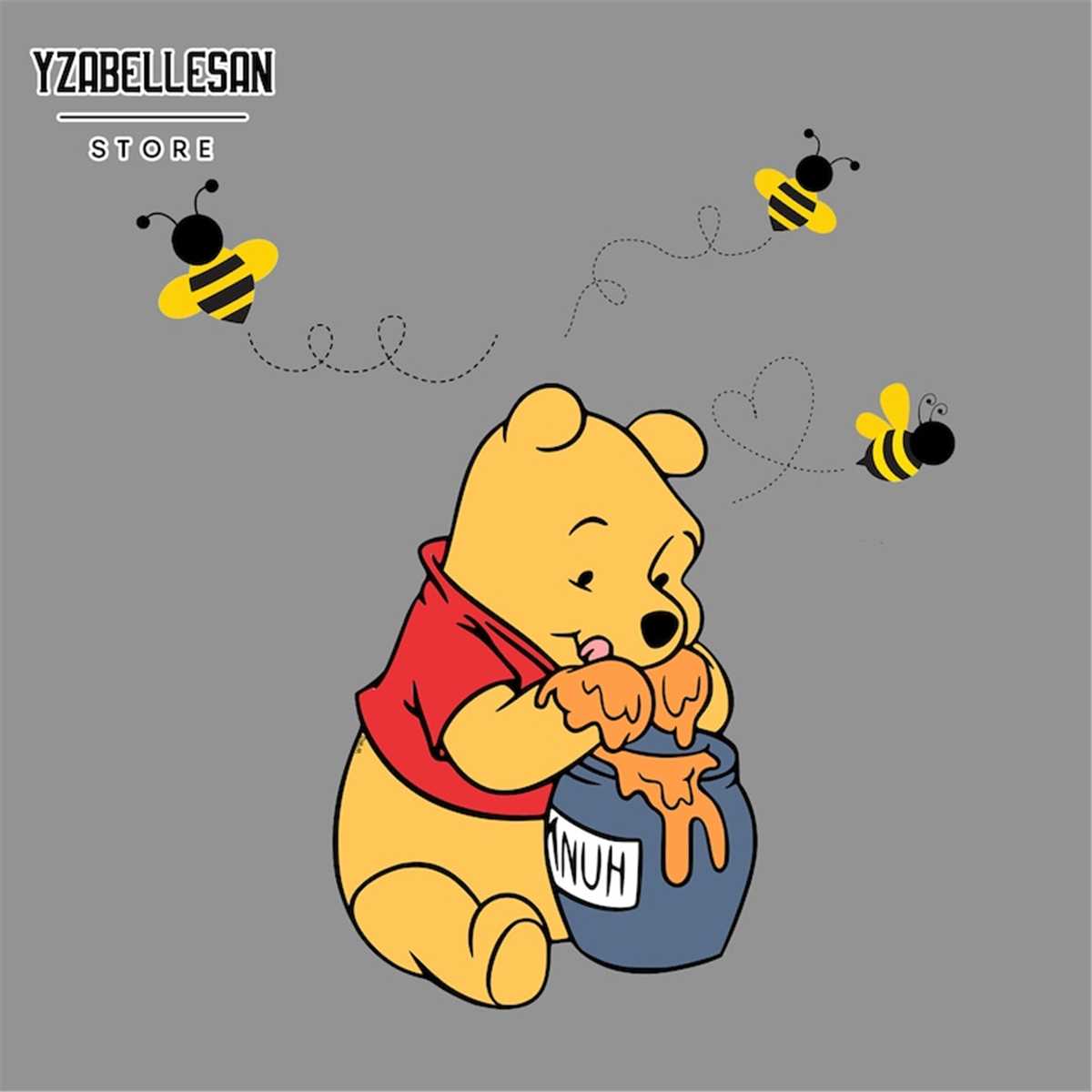 Honey Bear Watercolor Png, Bear With Honey Pot Png, Honey Be - Inspire