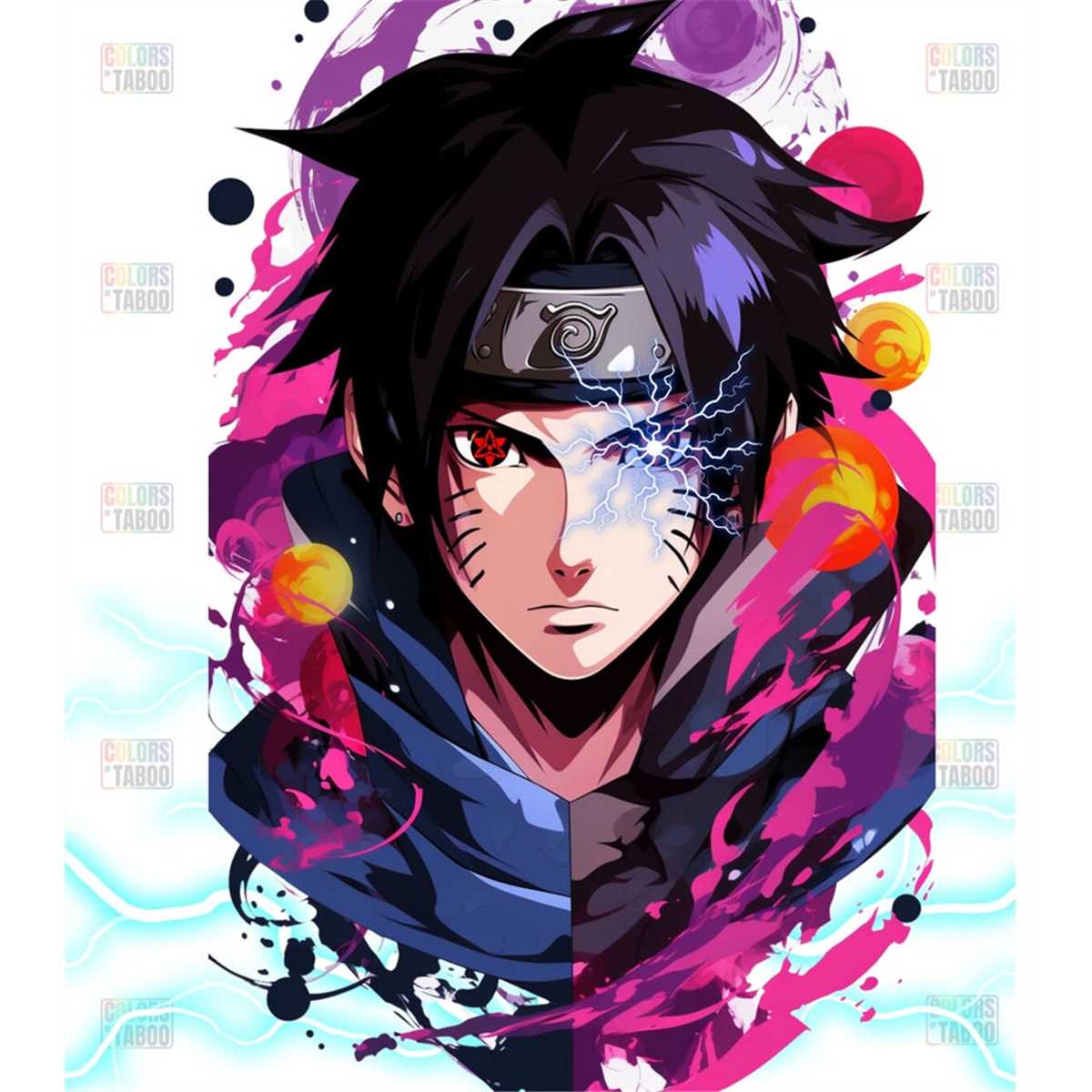 Legendary Design Anime Birthday Card SVG, PNG, Cool Anime Inspire