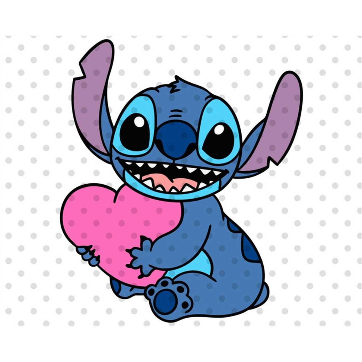 Stitch in Love Svg, Stitch Cupid svg, Cupid svg, VDay svg, v - Inspire ...
