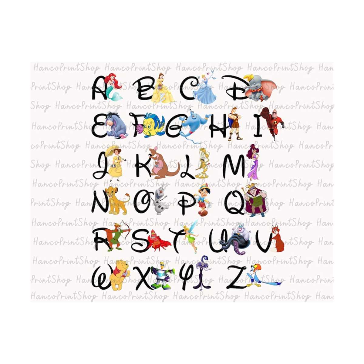Princess Alphabet Letters Png, Family Trip Png, Vacay Mode P | Inspire ...
