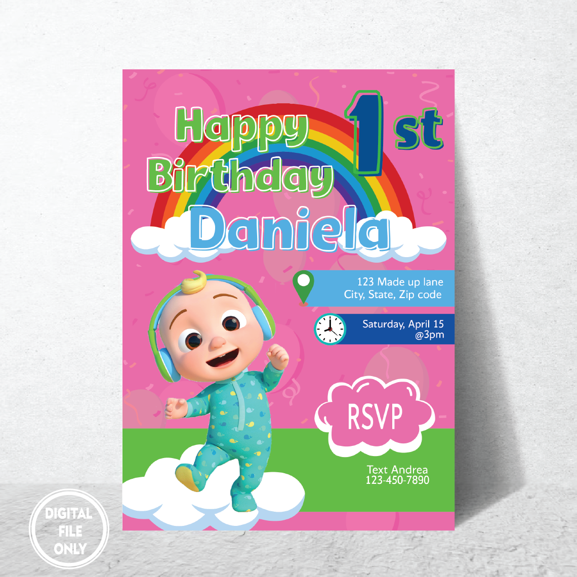 Personalized File Invitation Birthday Inspire