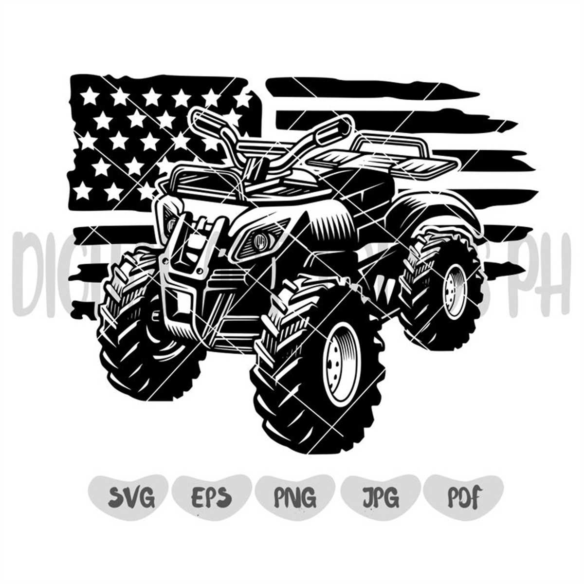 ATV Svg File, Side by Side svg, Offroad svg, Atv Riding svg, Inspire