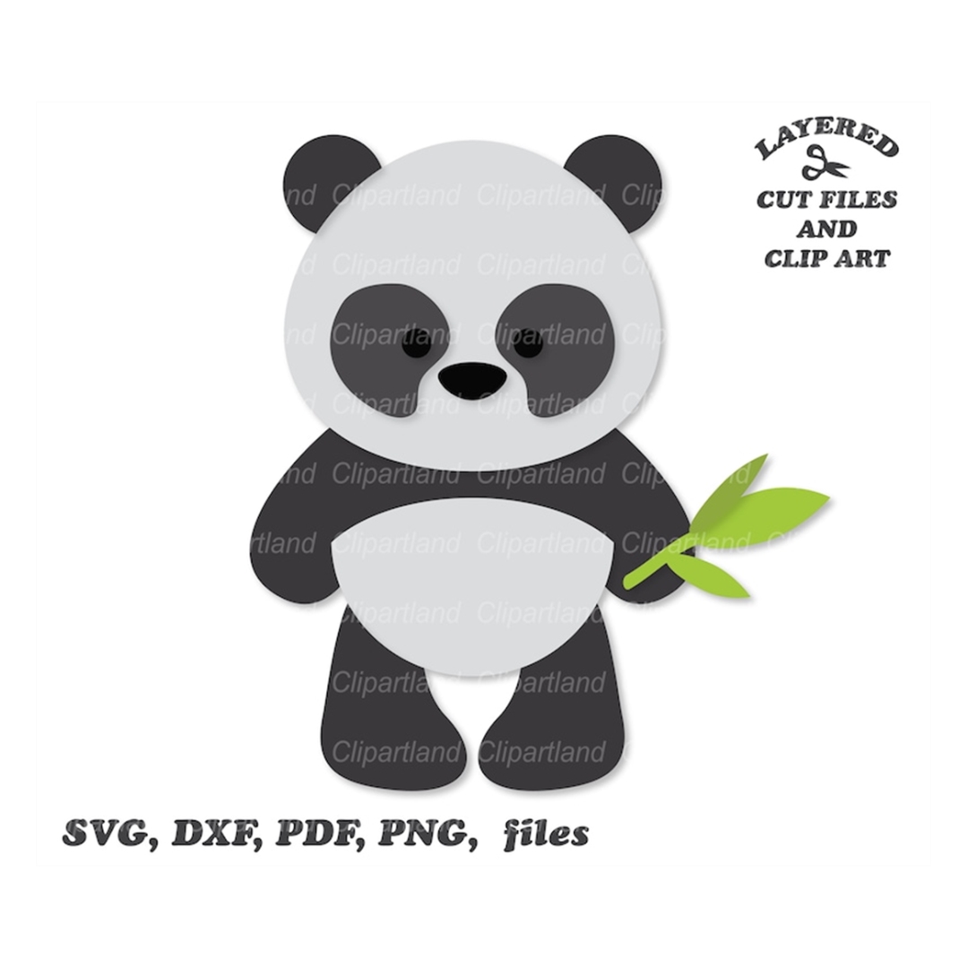 INSTANT Download. Cute panda bear svg cut files. Personal a | Inspire ...