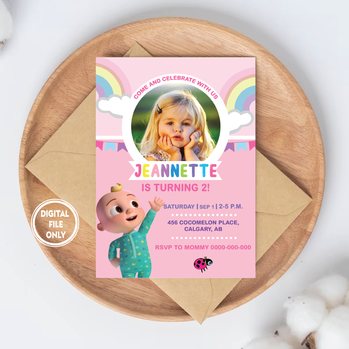 Personalized File Birthday Invitation Boy, Birthda Inspire Uplift