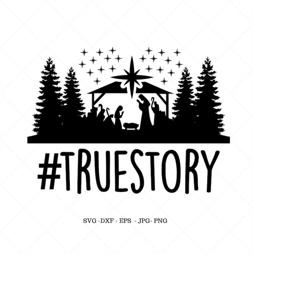 Christian Christmas, Christmas Cut File, Jesus Svg, Nativity - Inspire